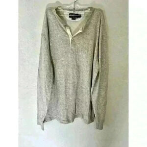 Polo Ralph Lauren Mens Polo Gray Long Sleeve Crew Neck T Shirt Size XXL